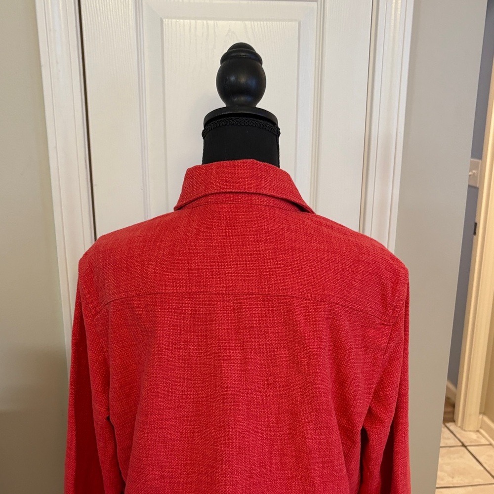 Banana Republic Poppy Seed Red Utility Jacket - Picture 6 of 11